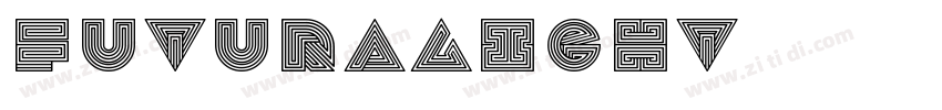 英文字体Futura Light字体转换